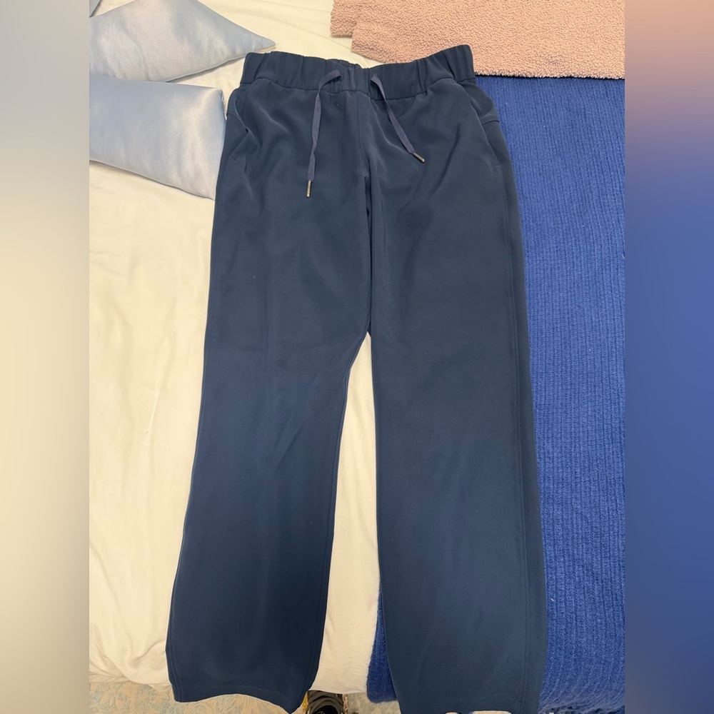 Navy Blue Drawstring Pants